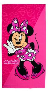 Παιδική Πετσέτα Θαλάσσης Microfiber (70x140) Dimcol Minnie 269 Fuchsia-Pink