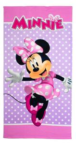 Παιδική Πετσέτα Θαλάσσης Microfiber (70x140) Dimcol Minnie 180 Lilac