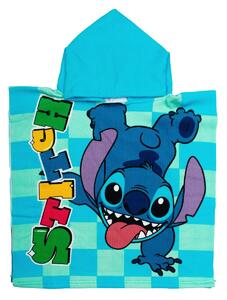 Παιδικό Πόντσο (50x100) Dimcol Lilo & Stitch 196 Aqua-Sky Blue