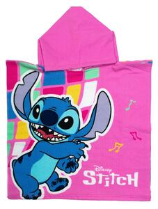 Παιδικό Πόντσο (50x100) Dimcol Lilo & Stitch 275 Pink