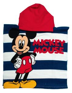 Παιδικό Πόντσο (50x100) Dimcol Mickey 193 White-Dark Blue