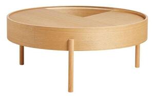 Woud - Arc Coffee Table Ø89 Oiled Oak Woud