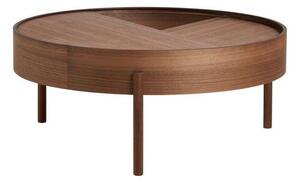 Woud - Arc Coffee Table Ø89 Walnut Woud