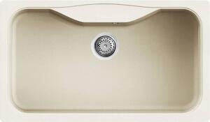 Elleci Fox 360 Ένθετος Νεροχύτης κουζίνας Bianco Antico 62 86,3x50,3cm