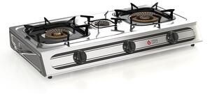 Thermogatz KS-3 Επιτραπέζια Εστία Υγραερίου Τριπλή Inox