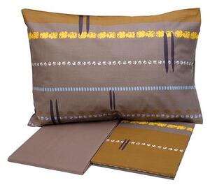 Σετ Σεντόνια Cotton Feelings εμπριμέ 2021 Brown Μονό (160x260)