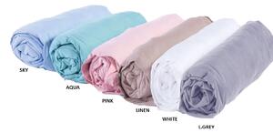 Σεντόνι Μακό Διπλό Με Λάστιχο (140x200+30) Nef-Nef Homeware Jersey L.Blue