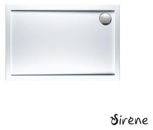 SIRENE EXTRA FLAT E12080-300 Ορθογώνια Ακρυλική Ντουζιέρα White 120x80cm