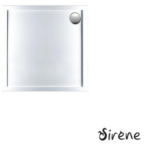 SIRENE EXTRA FLAT E8080-300 Τετράγωνη Ακρυλική Ντουζιέρα White 80x80cm