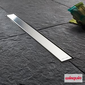WIRQUIN VENISIO SLIM VS300 Κανάλι Δαπέδου Ανοξείδωτο Ασημί 30εκ