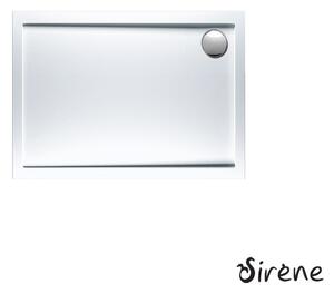 SIRENE EXTRA FLAT E10070-300 Ορθογώνια Ακρυλική Ντουζιέρα White 100x70cm
