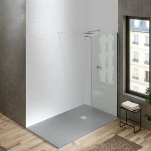 Sirene Slate 12080 Grey Matt Cast Marble Ντουζιέρα 120 x 80 cm