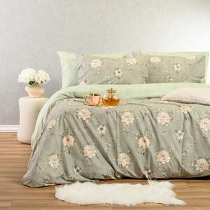 Σεντόνια Διπλά (Σετ) Melinen Casual Line Gianna Grey/Aqua