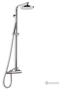 Eurorama Eletta Tecno Chrome Στήλη Ντουζιέρας 2 Εξόδων 167066-100