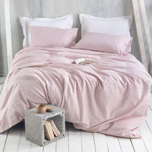 Φανελένια Σεντόνια Υπέρδιπλα (Σετ) Rythmos Flannel Melrose Pink