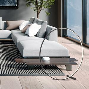 Φωτιστικό Δαπέδου LED Viokef Circle Black 4303000