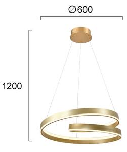 Φωτιστικό Οροφής LED Viokef Capri Gold 4291301