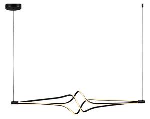 Φωτιστικό Οροφής Δίφωτο LED 3 CCT Aca Shine HM607LEDPBKCCT Black/White