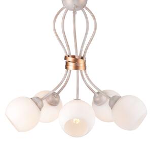 Φωτιστικό Οροφής Πολύφωτο Aca Foyer DL11695C White/Antique Gold
