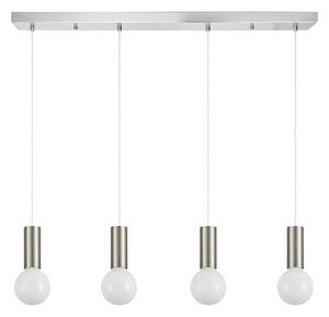 Φωτιστικό Οροφής Πολύφωτο Homelighting Adept Tube 77-8391 Nickel Matt