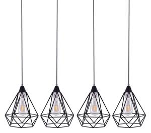 Φωτιστικό Οροφής Πολύφωτο Homelighting Mila 77-4348 Black