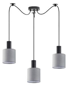 Φωτιστικό Οροφής Τρίφωτο Homelighting 77-8514 Black/Grey