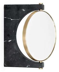 Audo Copenhagen - Pepe Marble Mirror Wall Brass/Black Audo Copenhagen