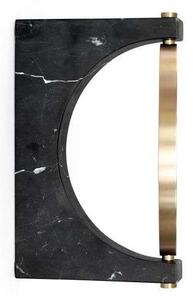 Audo Copenhagen - Pepe Marble Mirror Wall Brass/Black Audo Copenhagen