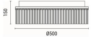 Φωτιστικό Πλαφονιέρα LED Eurolamp Aurora 144-51060