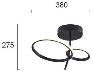 Φωτιστικό Πλαφονιέρα LED Viokef Double 4275900