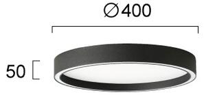Φωτιστικό Πλαφονιέρα LED Viokef Vanessa Black 4292700