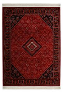 Χαλιά Κρεβατοκάμαρας (Σετ 3τμχ) Royal Carpet Afgan 306A D.Red Black