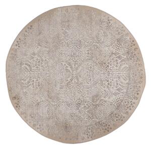 Στρογγυλό Χαλί All Season (Φ160) Βιοκαρπέτ Gossip 9862A White Vizon