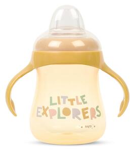 Ποτήρι Εκπαιδευτικό 250ml Saro Little Explorers Ώχρα 51405
