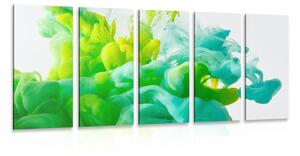 Πεντάπτυχος πίνακας μελάνι σε πράσινη απόχρωση
