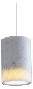 Terence Woodgate - Solid Κρεμαστό φωτιστικό Cylinder Carrara Marble