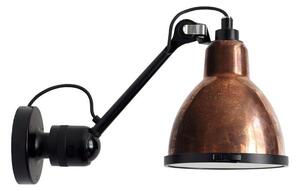 Lampe Gras - 304 Classic Outdoor Seaside Φωτιστικό τοίχου Μαύρο/Ακατέργαστος χαλκός/Λευκό L