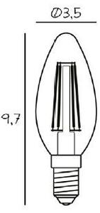 Design By Us - Λαμπτήρας LED 3,5W (245lm) 2200K Dim. Κερί E14 Design By Us