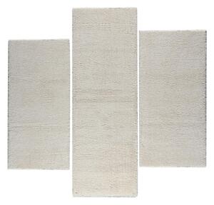 Χαλιά Κρεβατοκάμαρας (Σετ 3τμχ) Polcarpet Satin Shaggy Beige
