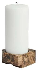 Woud - Jeu de dés 3 Candle Holder Brown Marble Woud