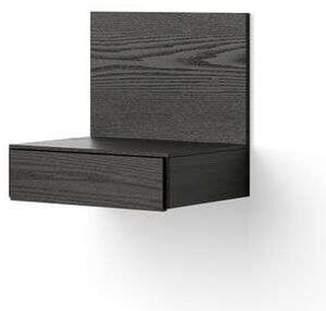 New Works - Tana Wall Mounted Nightstand Black/Stained Oak New Works