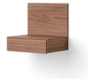 New Works - Tana Wall Mounted Nightstand Walnut New Works