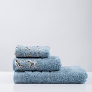 Πετσέτα Σώματος (70x140) White Fabric Swallow Aqua 600gsm