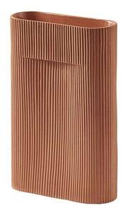 Muuto - Ridge Vase H35 Terracotta Muuto