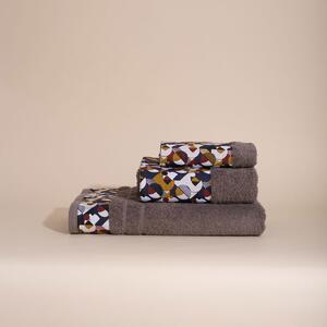 Πετσέτα Σώματος (70x140) White Fabric Lewis Beige 550gsm