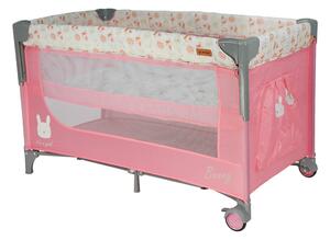 Παρκοκρέβατο 2 Θέσεων (0+ Μηνών/Έως 15kg) Bebe Stars Animal Bunny 886-185