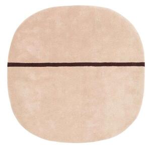 Normann Copenhagen - Oona Rug 140x140 Rose Normann Copenhagen