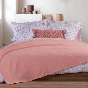 Κουβέρτα Πικέ Υπέρδιπλη (220x240) Nef-Nef Homeware Cool Salmon