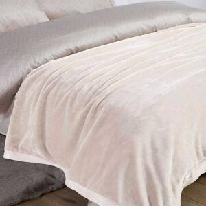 Κουβέρτα Βελουτέ Υπέρδιπλη (230x240) Nef-Nef Homeware Velosso Ecru