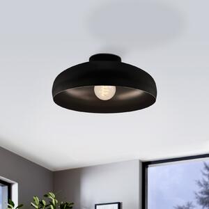 EGLO Φωτιστικό οροφής Mogano, Ø 40 cm, μαύρο, ατσάλι, ρυθμιζόμενος, Μαύρο, Σαλόνι / τραπεζαρία, Μέταλλο, σύγχρονο